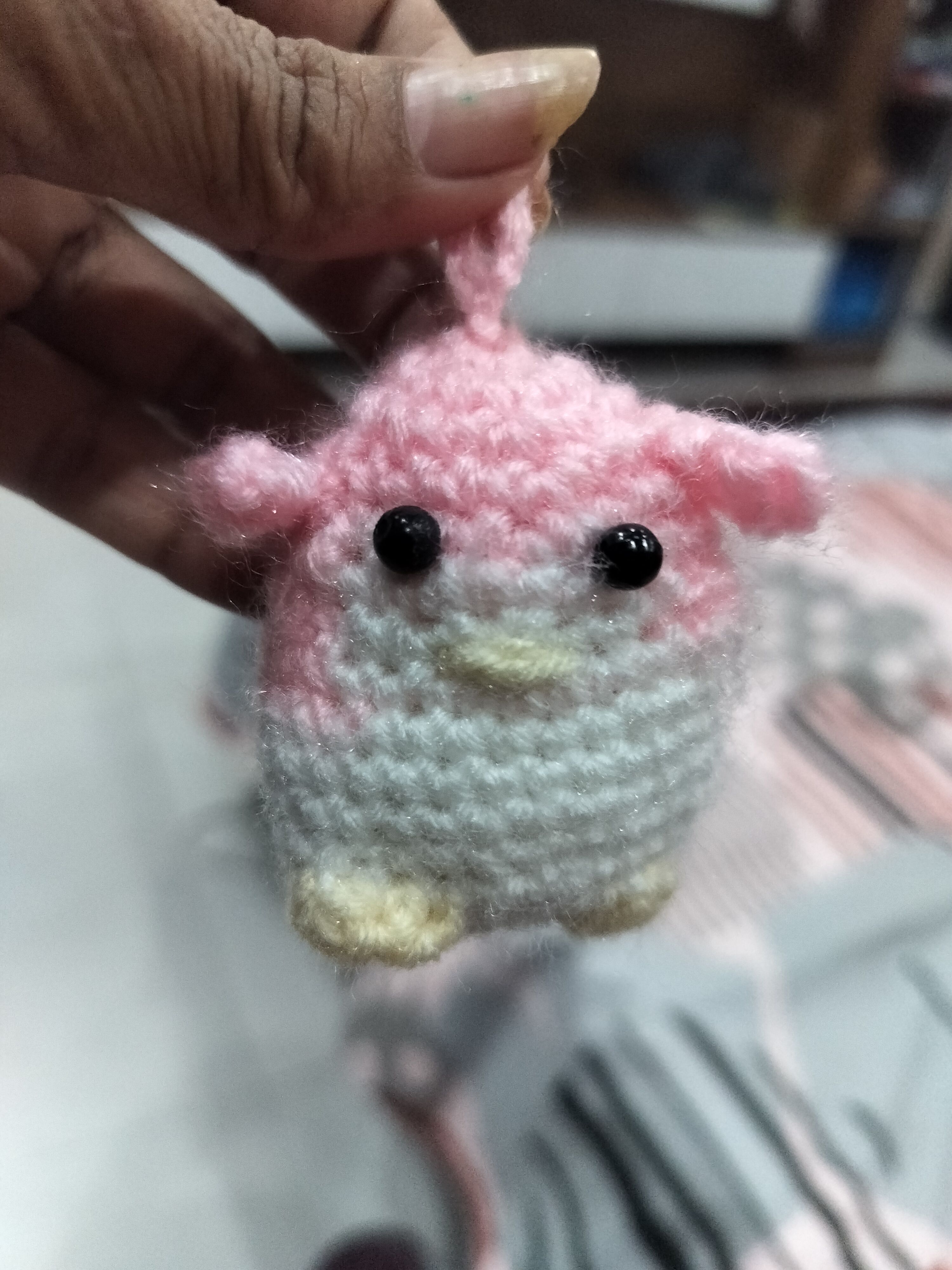 Woolen key chain