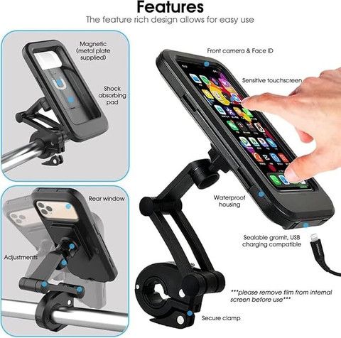 Waterproof mobile holder